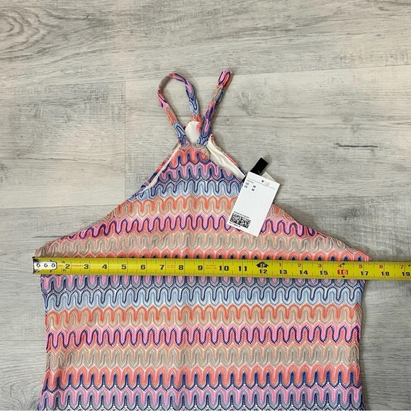 Gorgeous NWT Summer Knit Multicolor Dress from H&M Size M - Picture 11 of 16
